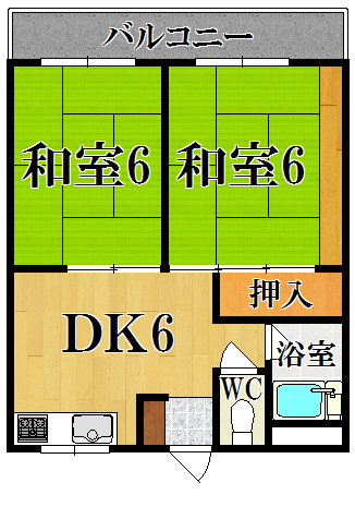 ハイツ小嶋の間取り
