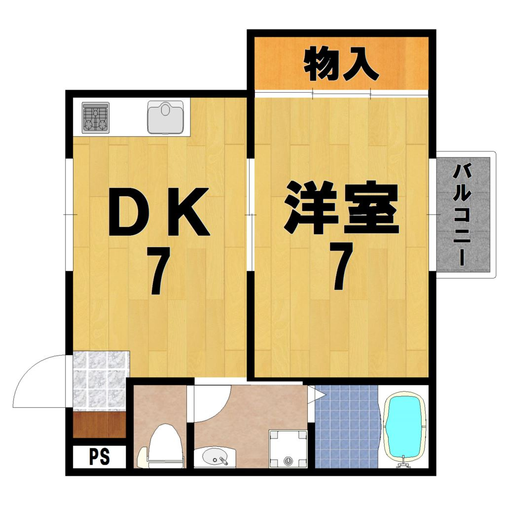 北斗星７の間取り