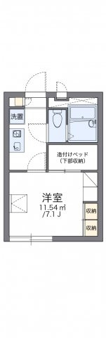 レオパレス伏見Ⅱの間取り