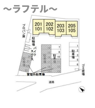 スプルースの区画図