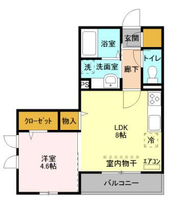 カーサ アルデバランの間取り