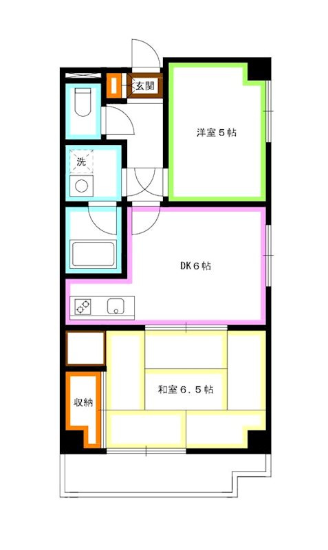 杉並区西荻北２丁目の賃貸マンションの間取り