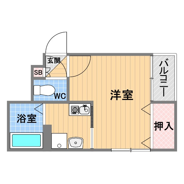 レジスコート甲子園口の間取り