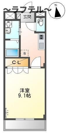 ペティハウス弐番館の間取り