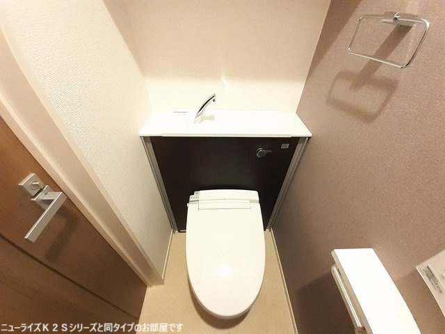グラン笹井Ｂのトイレ|落ち着いたトイレです
