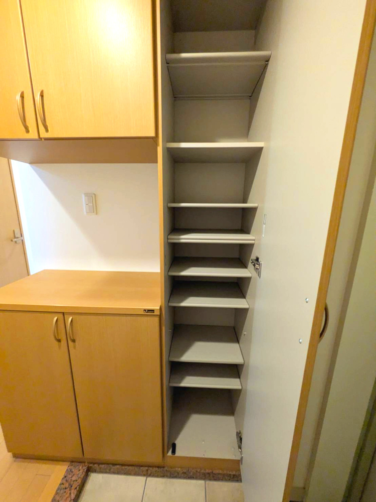 宝塚市南口２丁目のマンションの収納|こまごまとしたものを収納できそうですね
