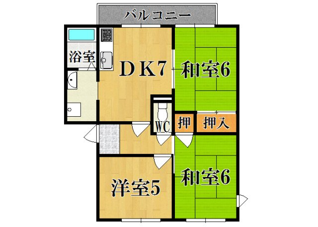 パティオ赤坂の間取り