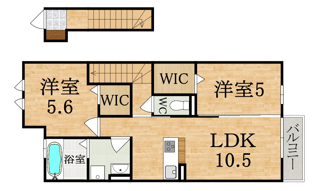 エストラフィーネの間取り
