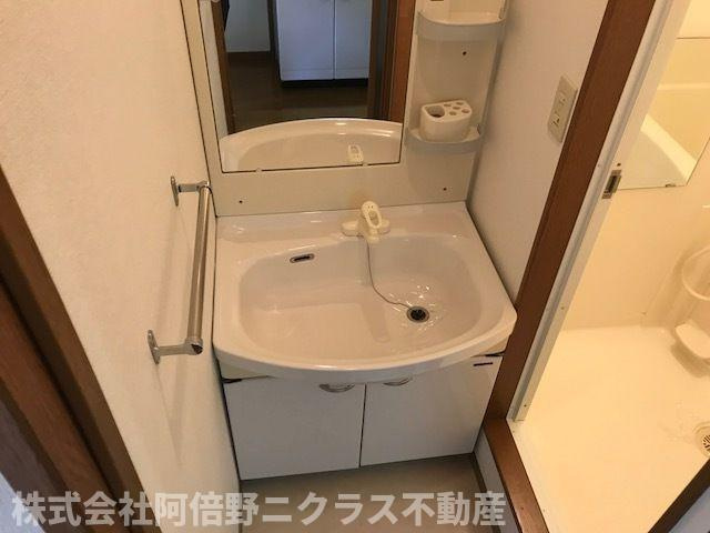 ラフィーネ　聖天坂の洗面所
