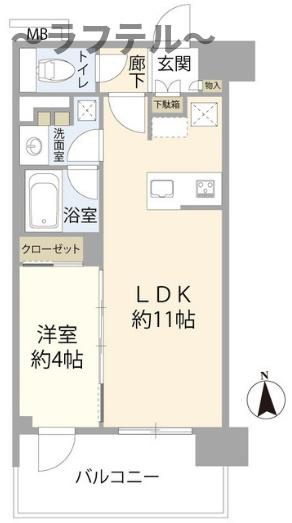 サンクレイドル西所沢の間取り