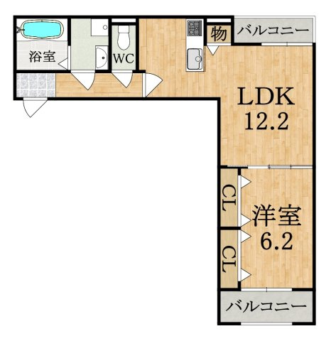アプリコットⅢの間取り