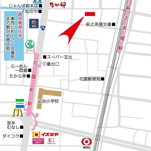 Primavera Namba Minamiの地図