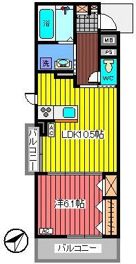 Ksパーシモンの間取り|★間取りです★