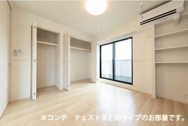 Ksパーシモンの洋室|★洋室６．１帖の画像・各居室にＬＥＤ照明＆エアコンを設置しています★