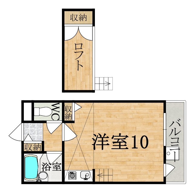 阪本マンションの間取り