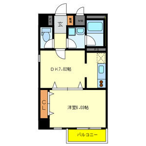 メゾン・ド・成屋大阪の間取り
