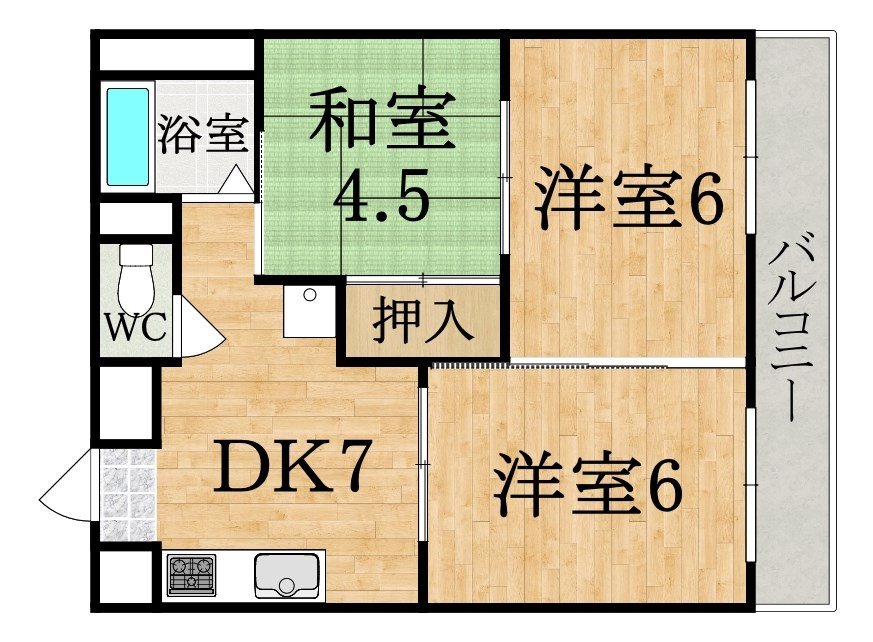 新栄マンションの間取り
