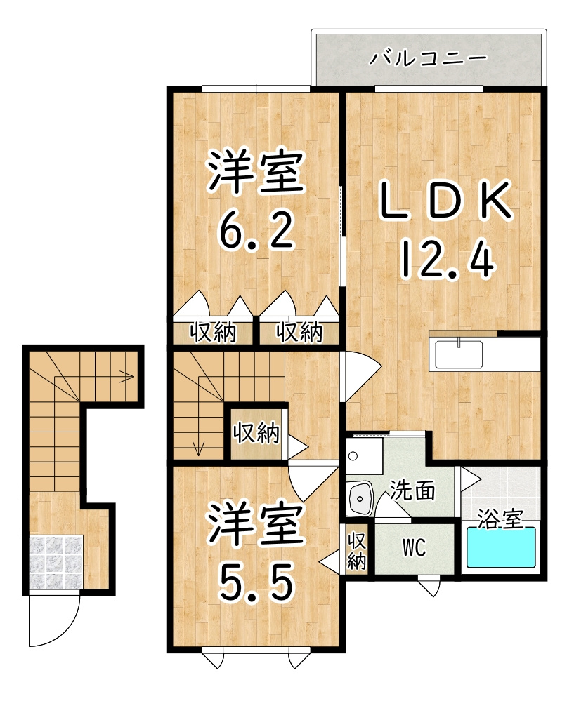 アンジェロの間取り