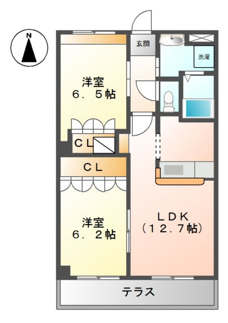 Ｃross　Ｒoad（クロス　ロード）の間取り