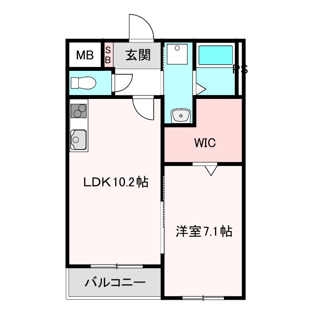 アメニティ西田辺の間取り