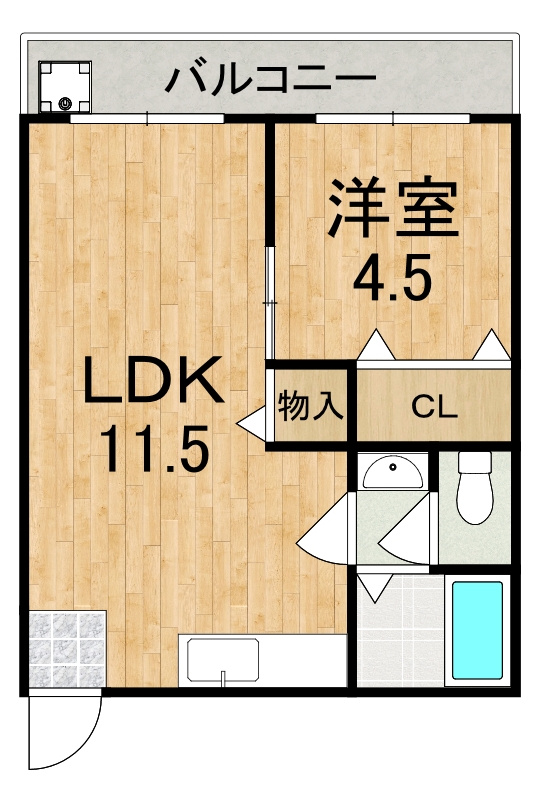 マンションコジマの間取り