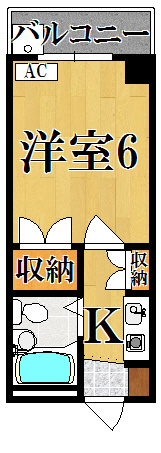 アミティ西大寺Ｐー８の間取り