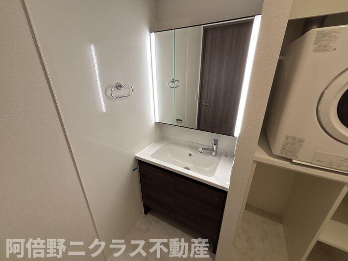 グリーンコート杭全の洗面所