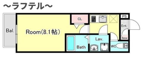 エステイトB狭山南入曽の間取り|1号室