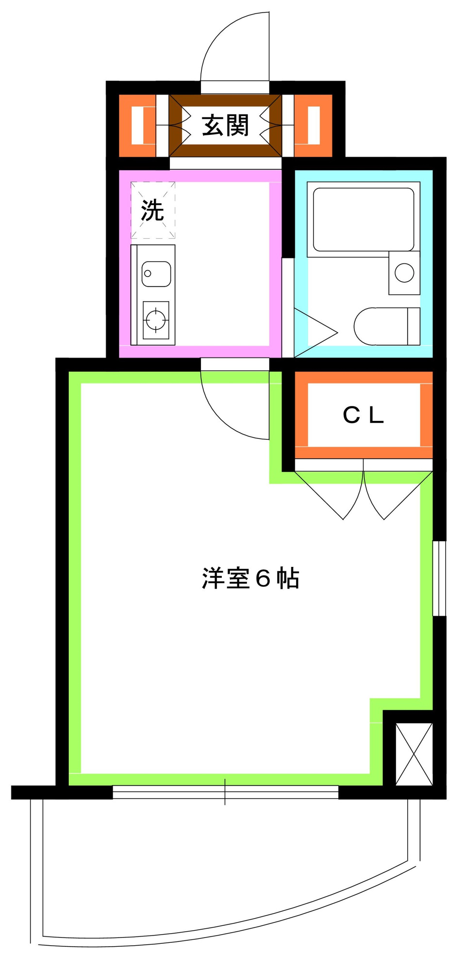 杉並区西荻南４丁目の賃貸マンションの間取り