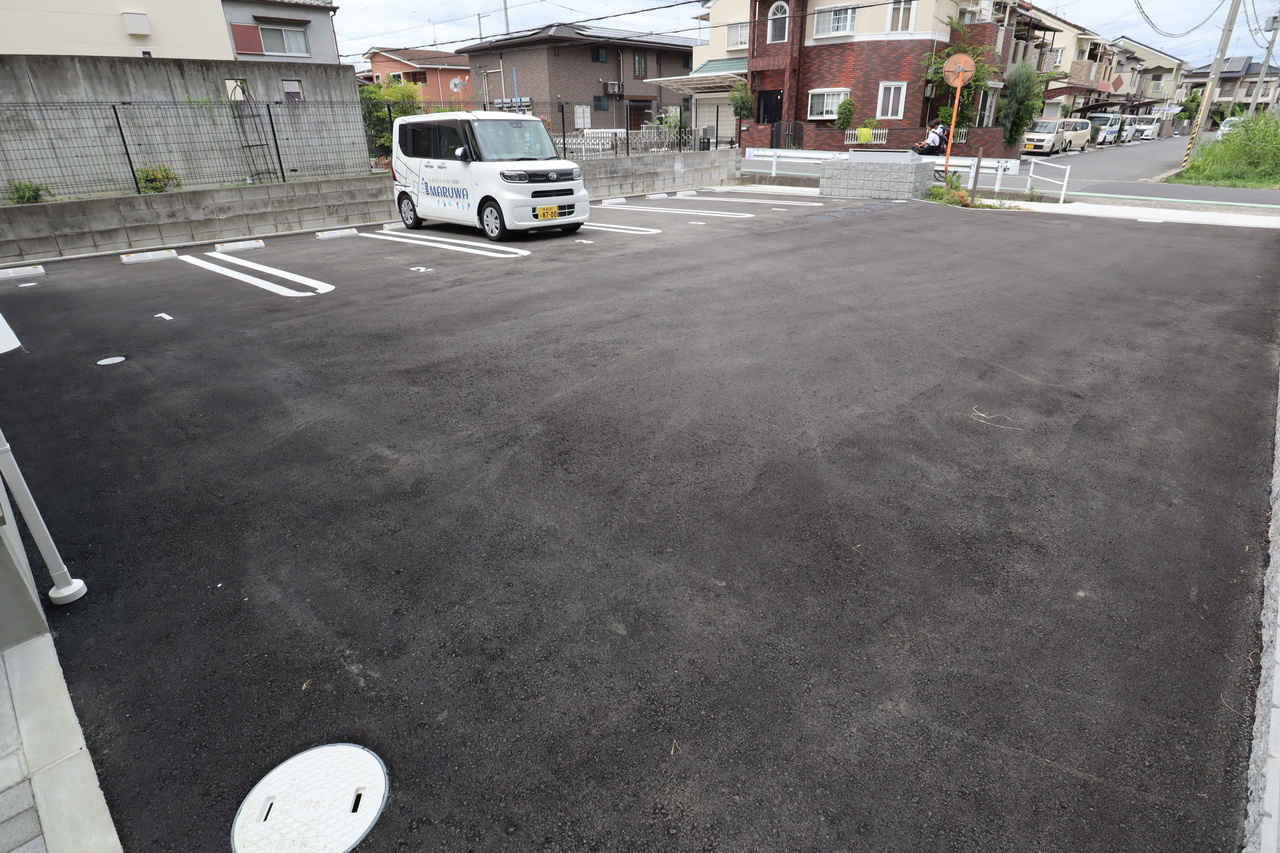 （仮称）大和高田市有井新築アパートの駐車場