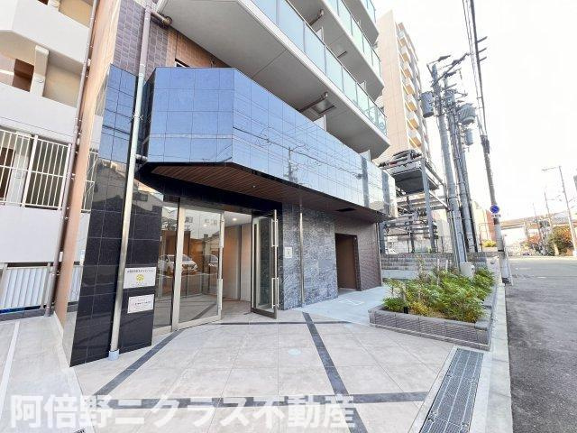 サンシルク阿倍野のエントランス