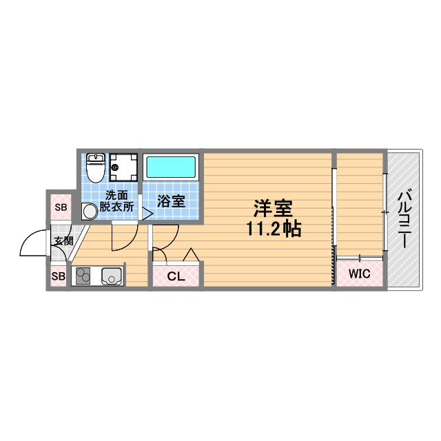 セレニテ甲子園Ⅰの間取り