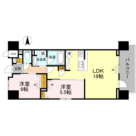 Fortuna yuhigaokaの間取り