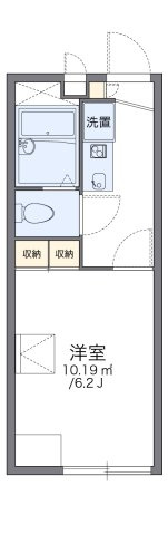 レオパレスエスペランサＡの間取り