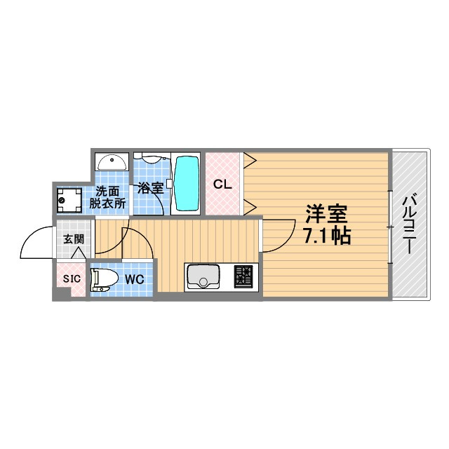 ランドアート甲子園の間取り