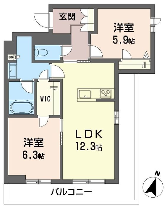 ラ・ポーズの間取り
