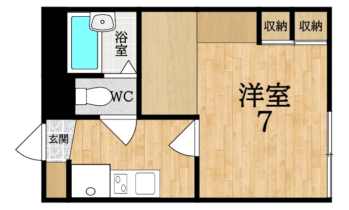 レオパレスシプレ2の間取り