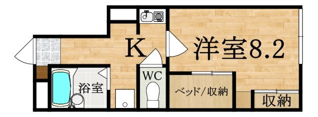 レオパレス悠(ハルカ)の間取り