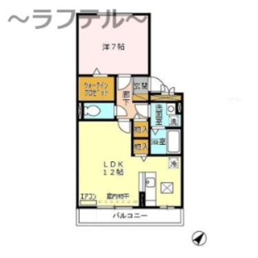 セジュールZEN　壱番館の間取り