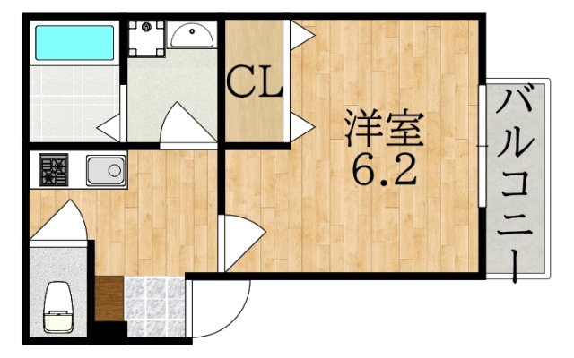 MID WESTの間取り