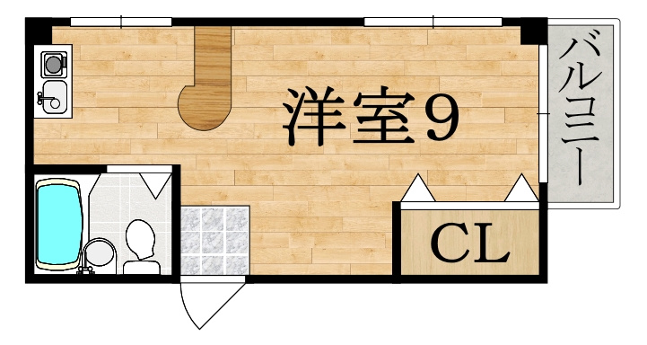 クレスト旭ケ丘の間取り