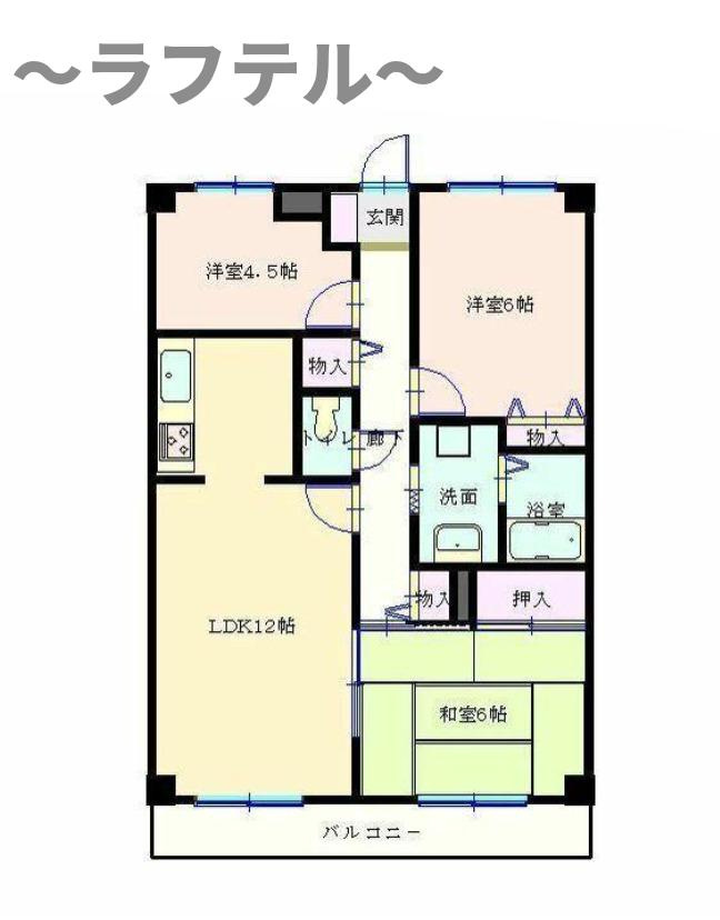 ユーネット所沢の間取り