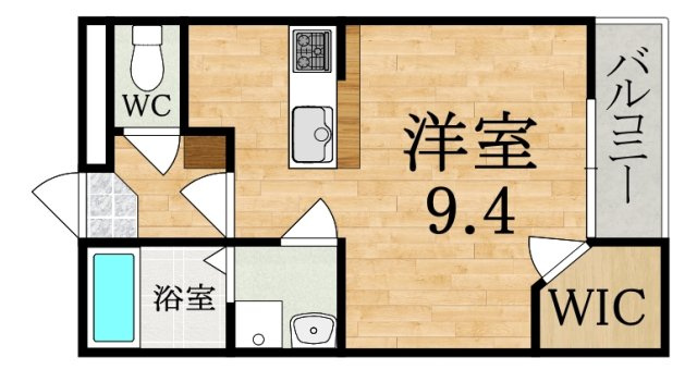 レオネクストエクレール北今市の間取り