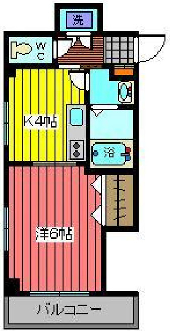 山一青木ステーツの間取り