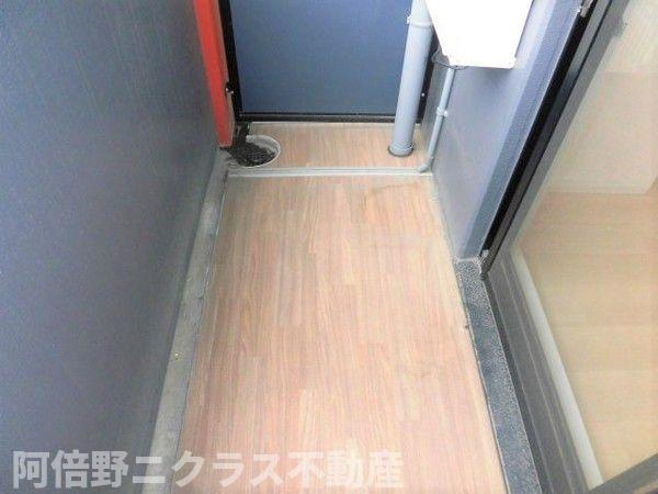 グランパシフィック聖天坂のバルコニー