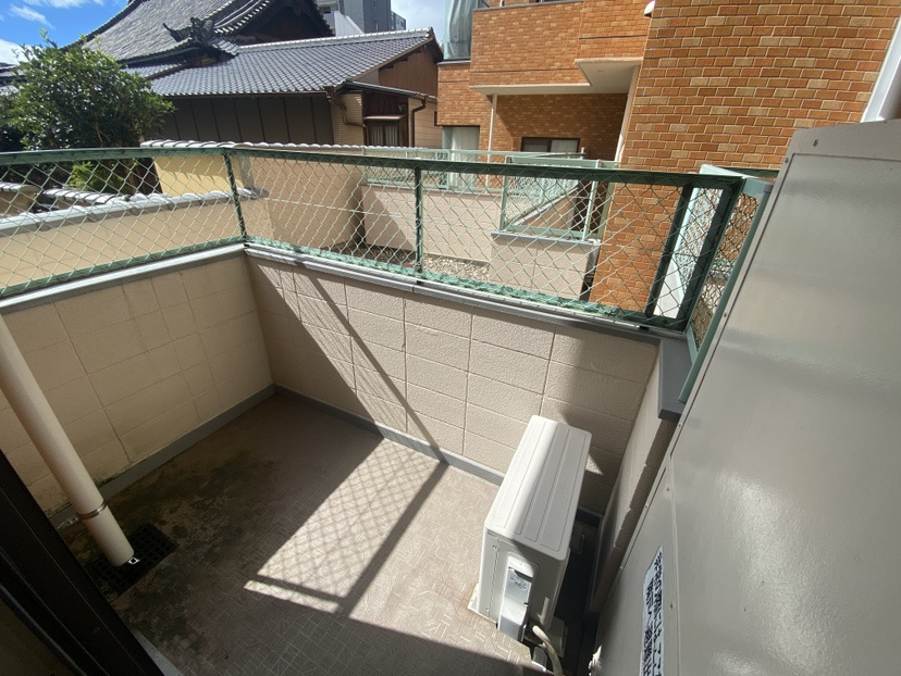 ライオンズマンション京都河原町のバルコニー