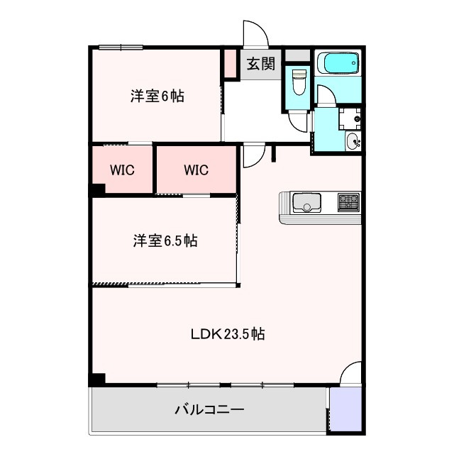クローバー・プレミア昭和町の間取り