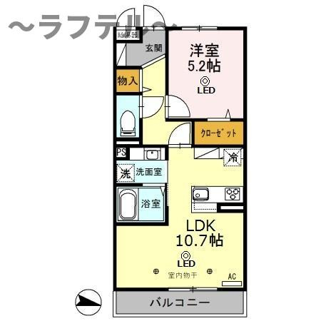 プラザ・デル・ソルの間取り