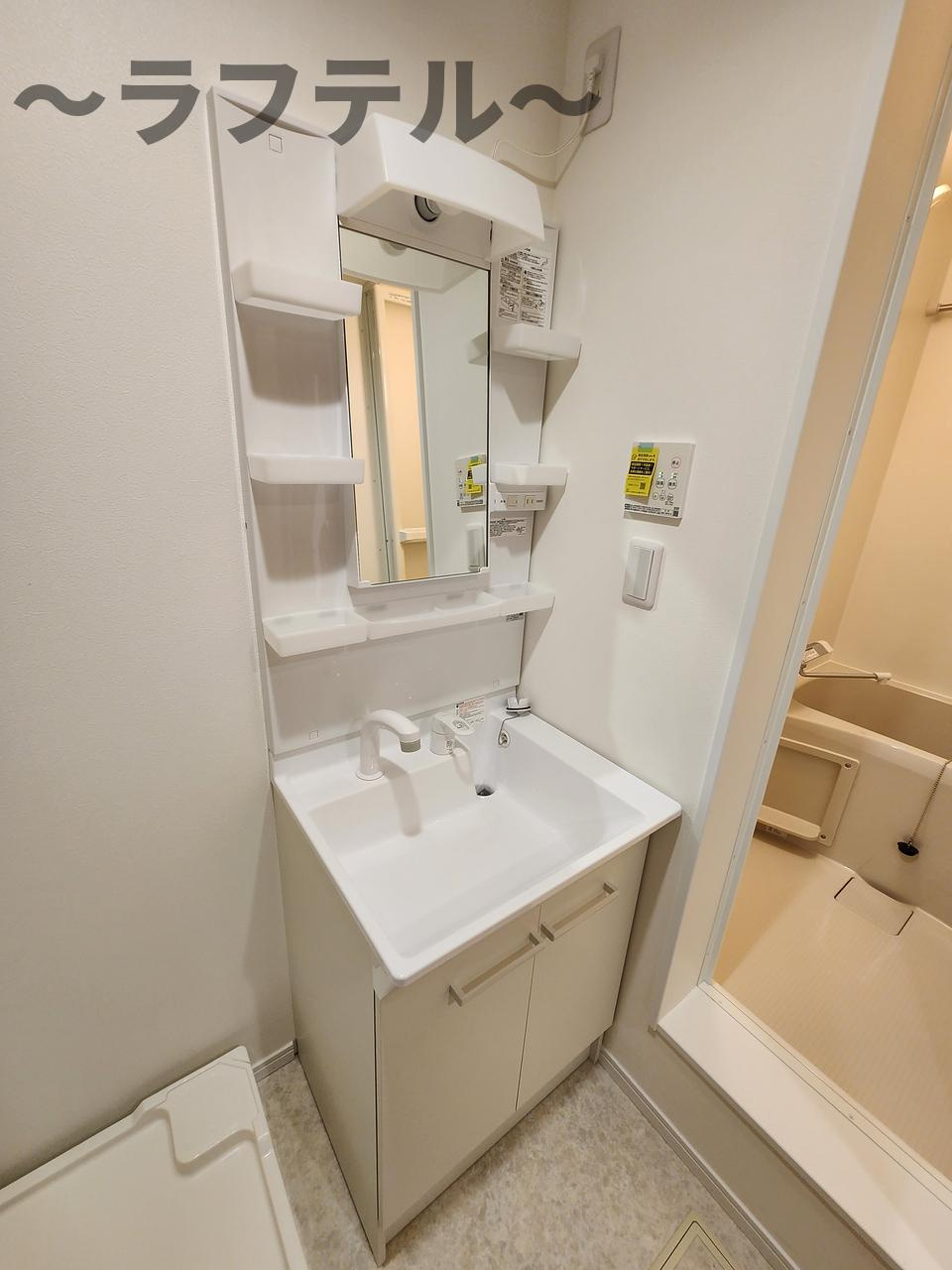 （仮称）キャメル所沢寿町の洗面所|同メーカー施工　別部屋イメージ写真