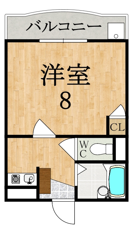 グレースビュー壱番館の間取り